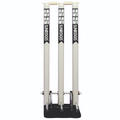 TON Spring Return Cricket Stump Set | Heavy Duty Base with Flexible Spring Mechanism for Training & Match Practice