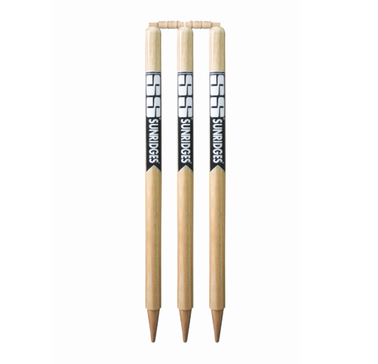 TON Wooden Stump Set 1st Grade | High Strength Cricket Stumps for Training & Professional Play