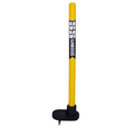 TON Plastic Target Stump with Heavy Rubber Base | Single Piece | Durable Cricket Training Aid