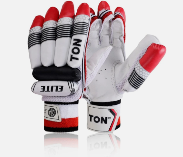 TON Elite Batting Gloves for Youth | Durable Calf Leather Palm | Secure Fit - RH