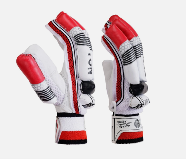 TON Elite Batting Gloves Junior | Durable Calf Leather Palm | Junior - LH