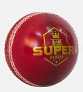 TON Super Leather Cricket Ball | Hand‑Stitched, Tournament Grade Adult Size (Red)