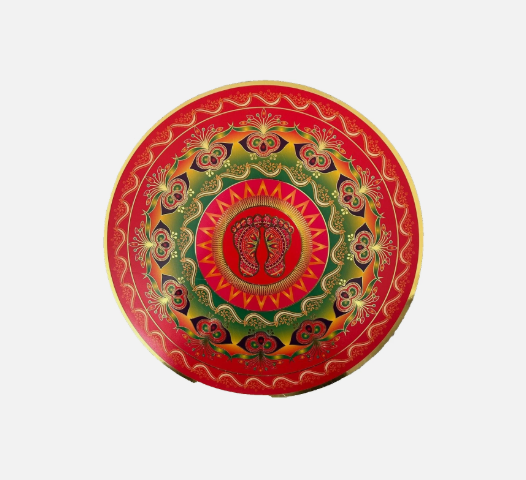 Beautiful Holographic Rangoli Round Indian Mandala Sticker | 35cm | Premium