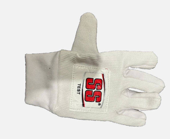 Wicket Keeping Inner Gloves - SS Test | White | Boys | Cricket