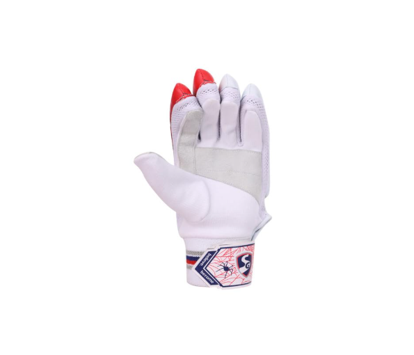 Cricket Batting Gloves SG RP Club RH | Adults | White | One Pair | Unisex