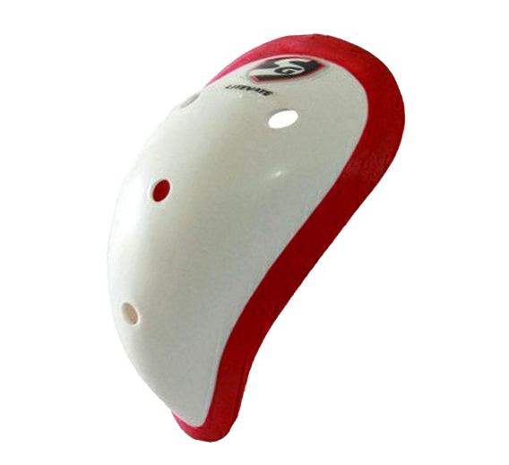 Cricket L Guard | Abdominal Pad - SG Litevate | Red and White | Adult | 185 mm