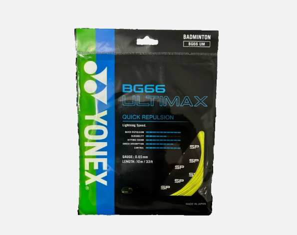 Yonex BG65 Ultimax String | Quick Repulsion | Gutting | 0.65mm | 10m