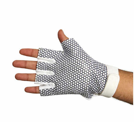 TON Fielding Gloves | Lightweight Polyester Catching Gloves - Black & White