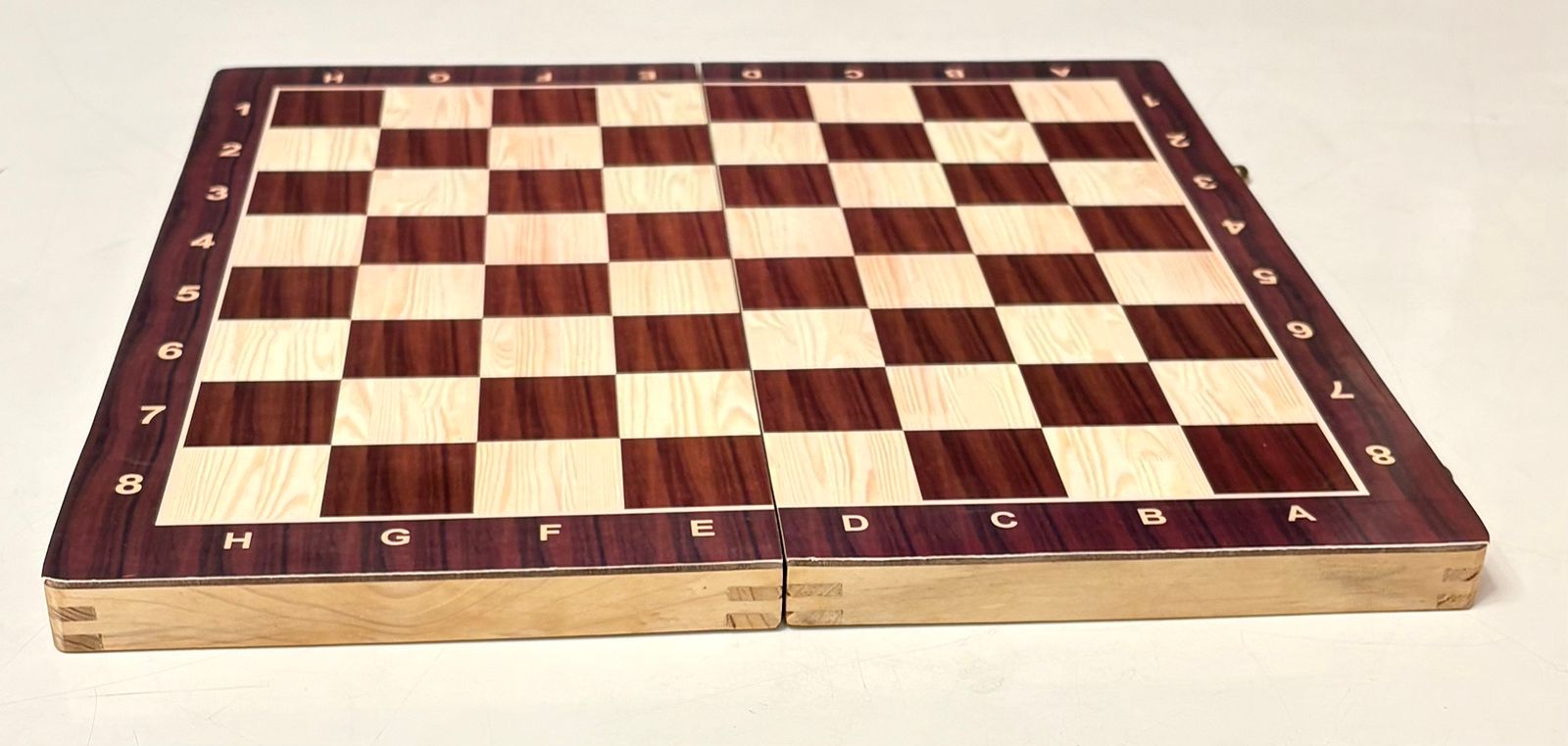 Wooden foldable Chess Board with 32 Pcs | Portable Travel Chess Set