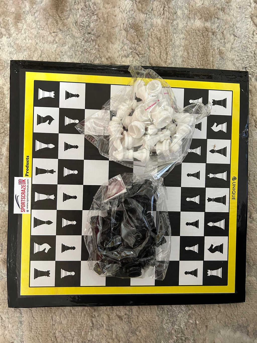 2 in 1 Ludo and Chess | Traditional Board Games Family FunLarge-40cm Medium-30cm