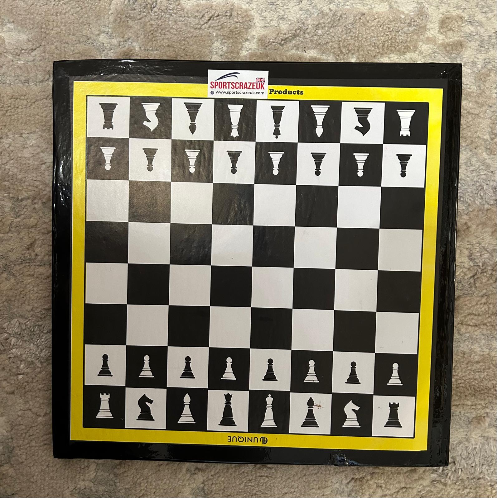 2 in 1 Ludo and Chess | Traditional Board Games Family FunLarge-40cm Medium-30cm