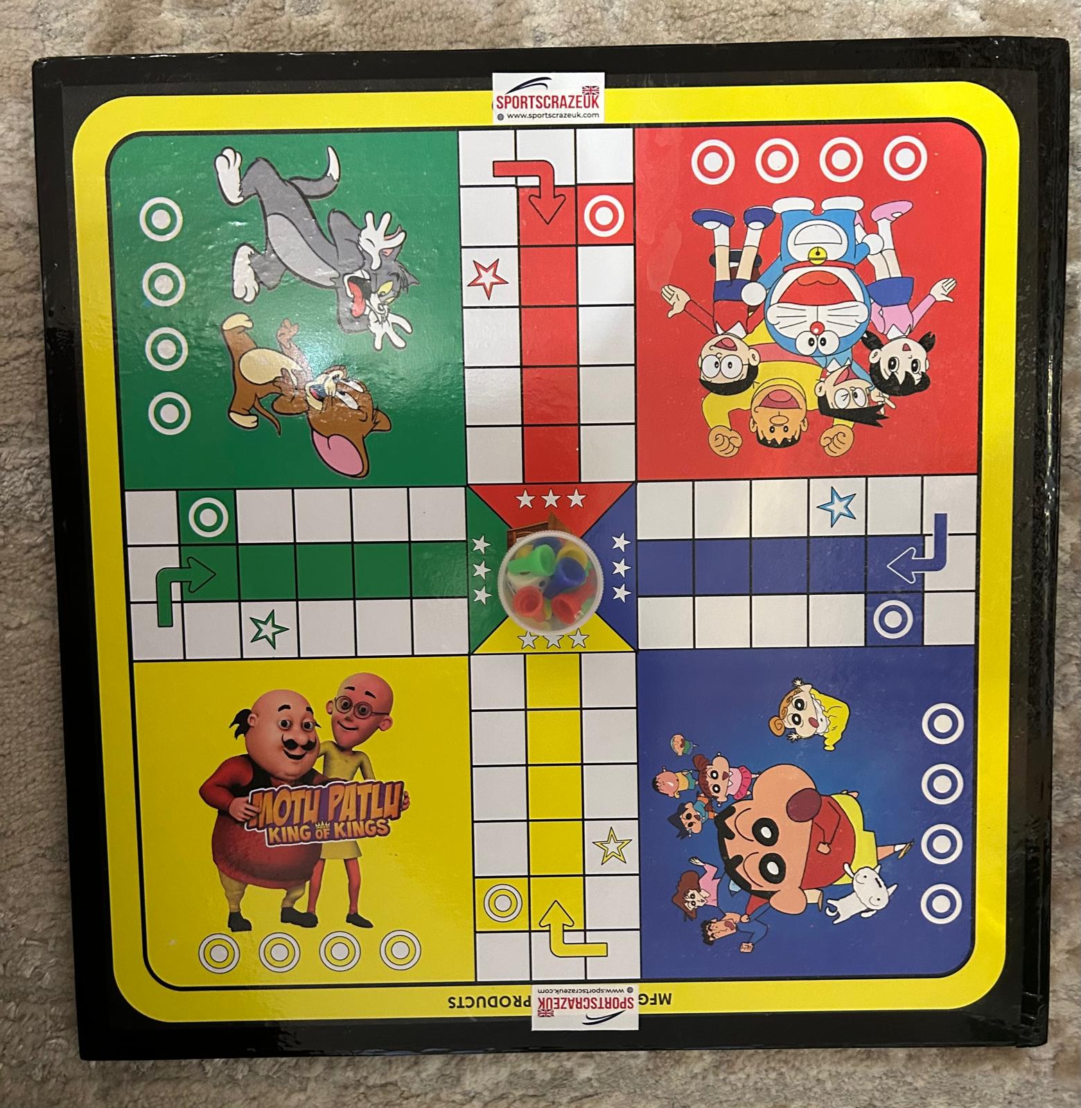 Ludo Game 2-in-1 Ludo & Snake Ladder Game Board for Kids | Complete Set with Dice