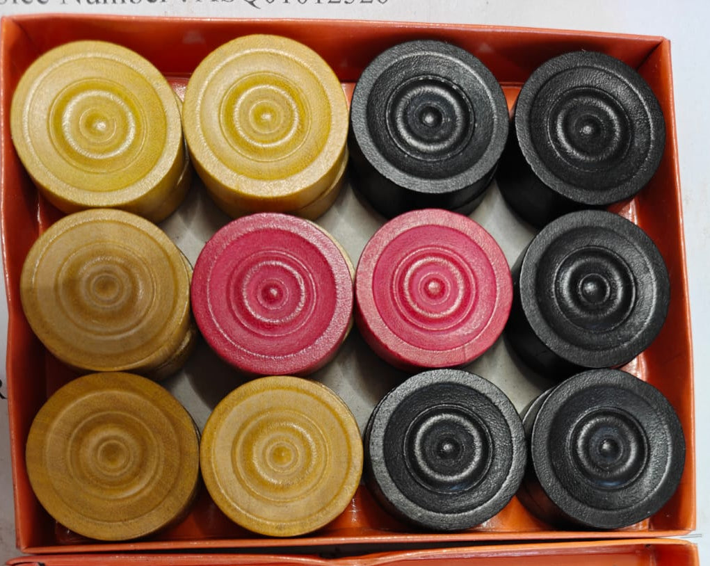 Professional Wooden Carrom Coins Set