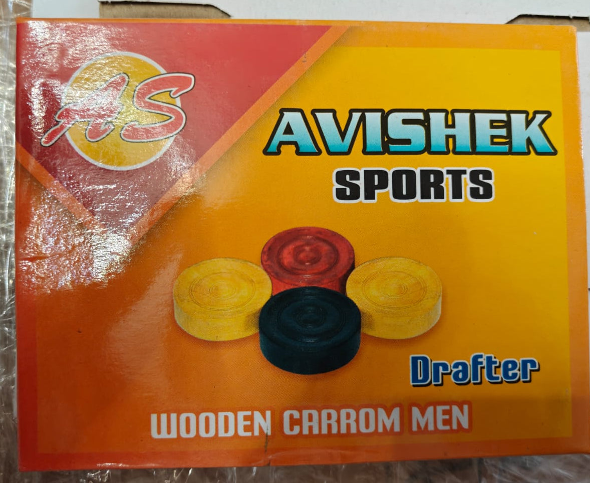 Professional Wooden Carrom Coins Set