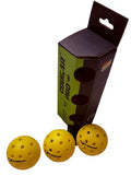 Pickleball Set of 3 – COUGAR PRO 40 Outdoor Balls | High Visibility Yellow