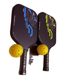 Pickleball Paddle Set XO-250 by COUGAR | Pack of 2 Rackets, 2 Ball and Bag