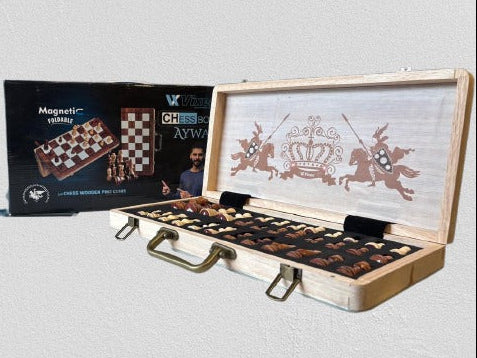 Vixen Traditional Chess Board | Timeless Board Game for Family and Club Use