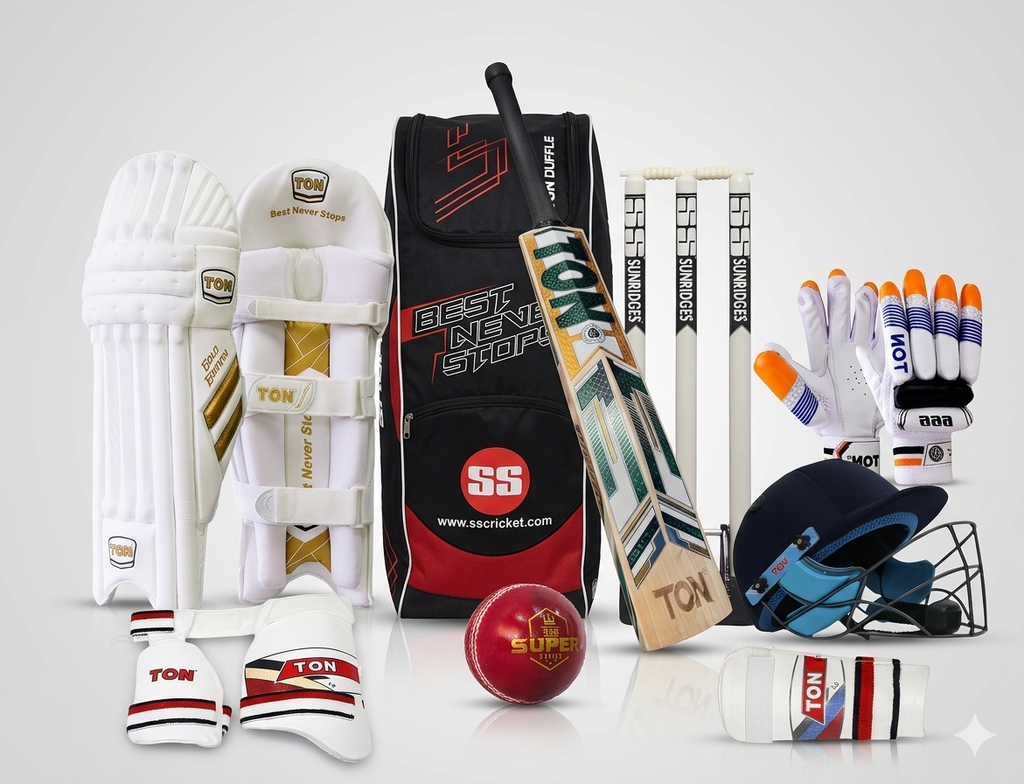 TON Complete Cricket Kit for Men's Right or Left Hand